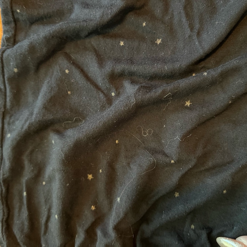 Soma Black Star Print Lounge Pants XL Womens Pajama Pants - Picture 3 of 3